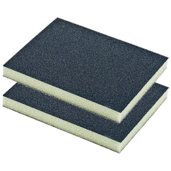 Sanding Sponge Block Two Sided 125x100x10 2pc